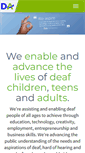 Mobile Screenshot of deafaspirations.org